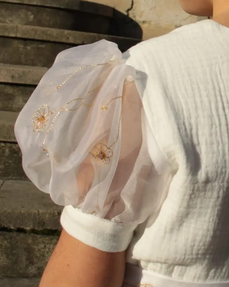 Broderie Détail du dos d